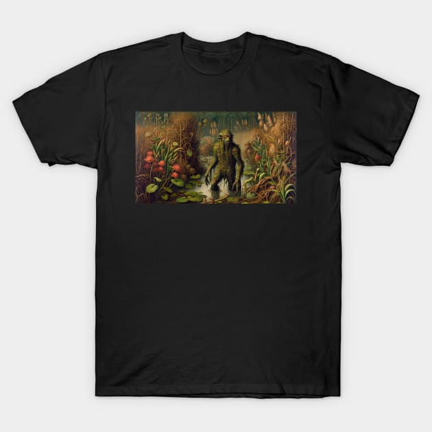 Swamp Creature T-Shirt by IcarusPoe